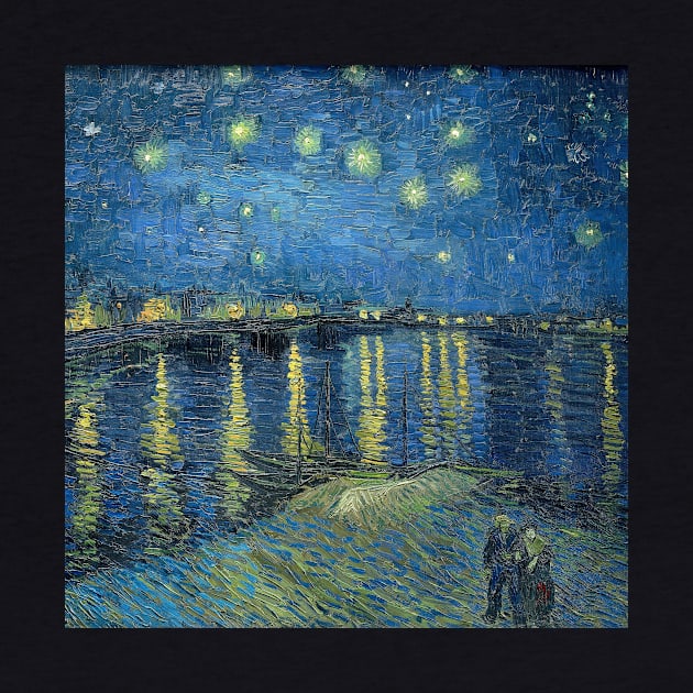 Vincent Van Gogh- Starry Night Over the Rhone by SybaDesign